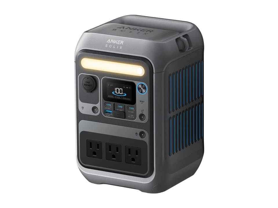 Anker SOLIX SOLIX C300 portable power station, front view