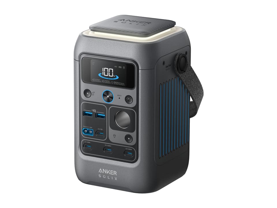 Anker SOLIX SOLIX C300 DC portable power station, front view