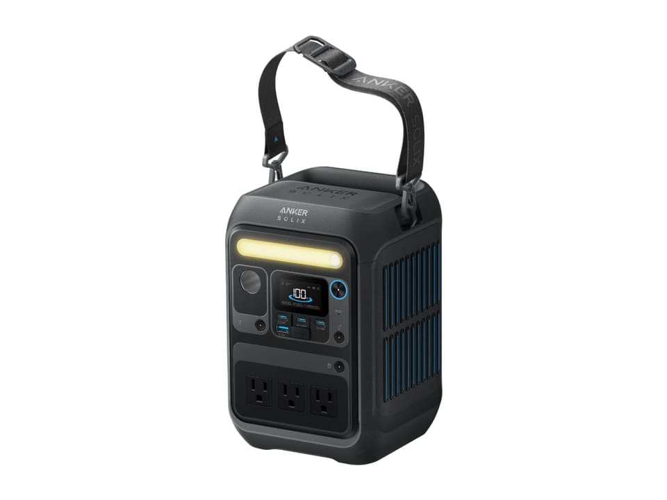 Anker SOLIX SOLIX C300X portable power station, front view