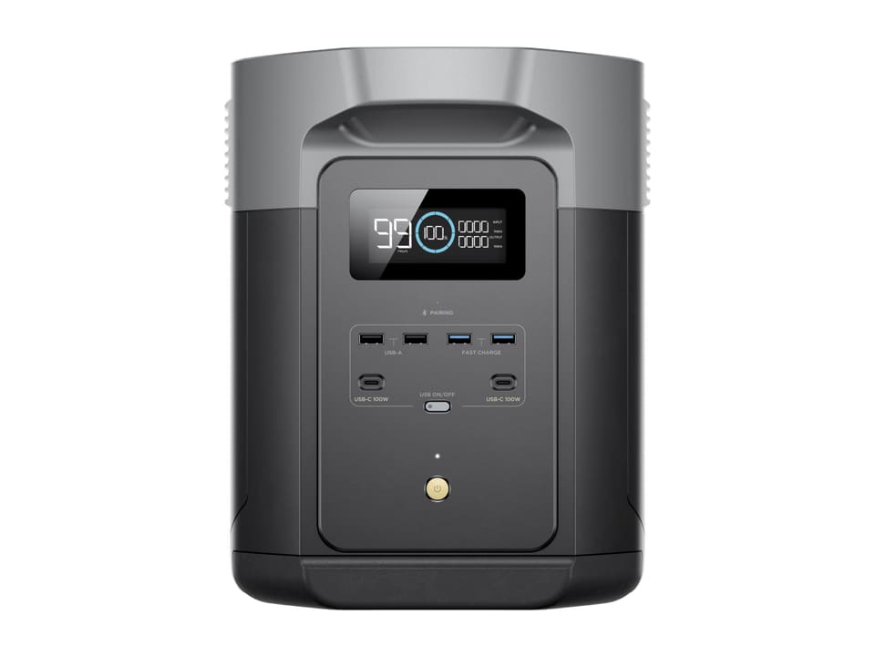 EcoFlow DELTA 2 Max portable power station, front view