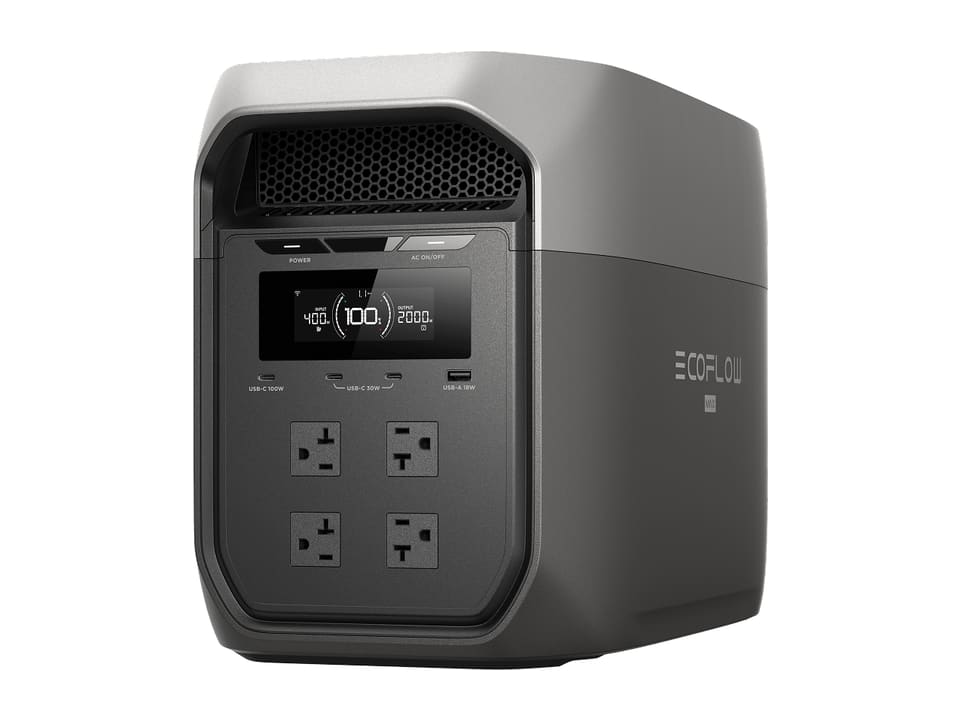 EcoFlow DELTA 3 Max portable power station, front view