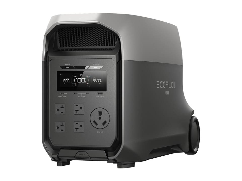 EcoFlow DELTA 3 Ultra portable power station, front view