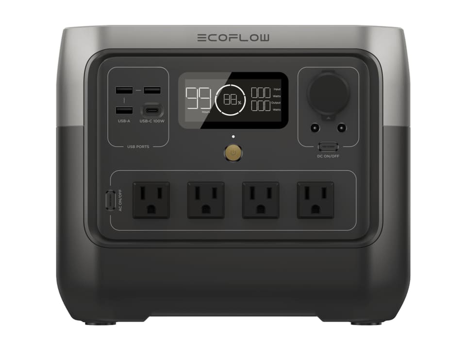 EcoFlow RIVER 2 Pro portable power station, front view