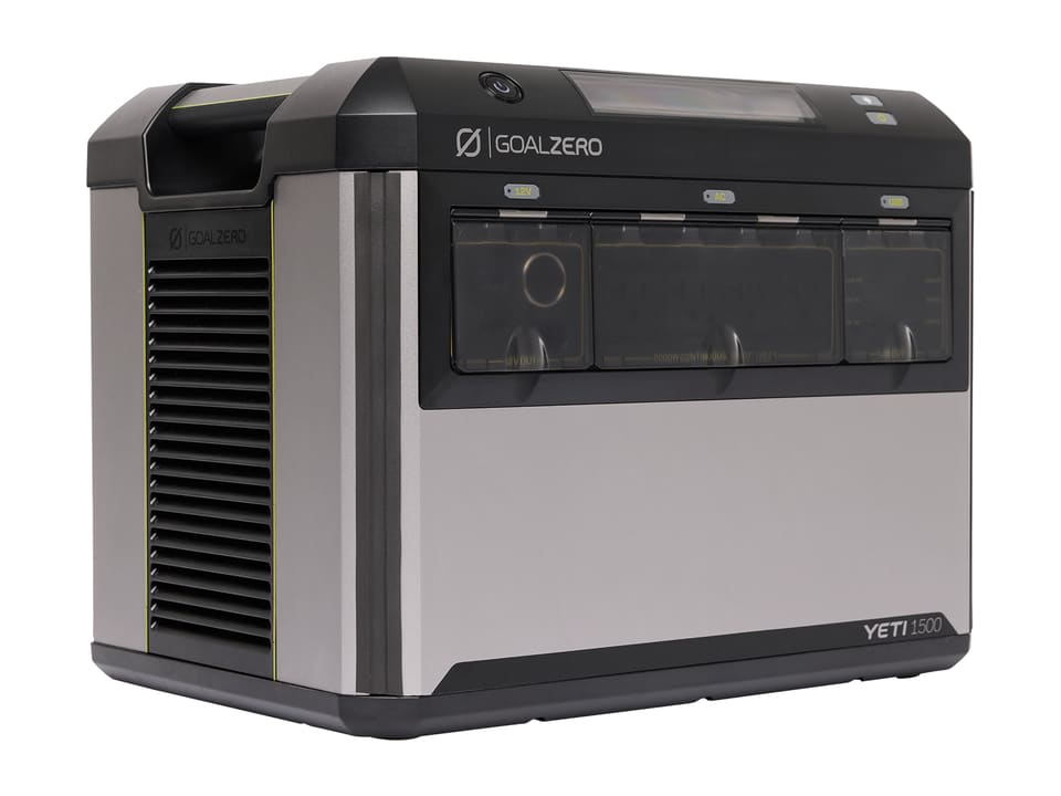 Goal Zero Yeti 1500 (2026) portable power station, front view