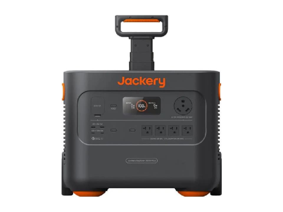 Jackery Explorer 2000 Plus portable power station, front view